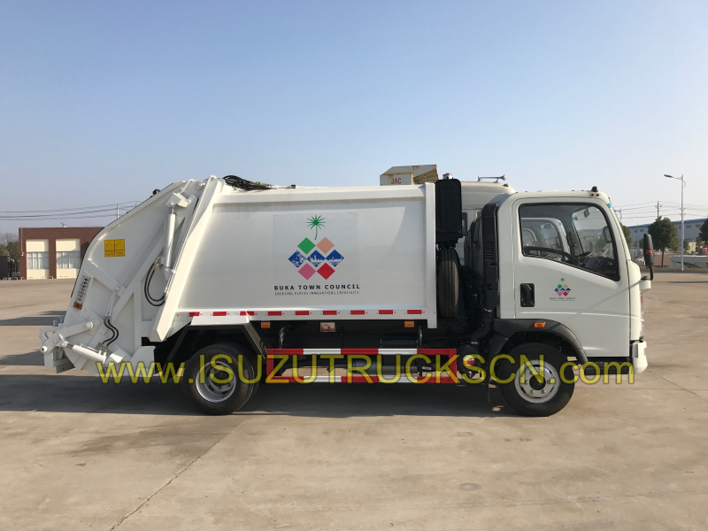 Refuse Compactor vehicle HOWO Waste compactor truck