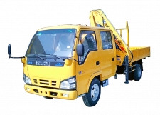 Japan Isuzu Knuckle Boom Truck Mounted Crane