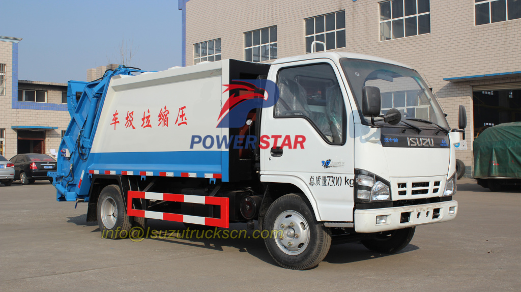 compactor garbage truck ISUZU 6000L waste collector compactor