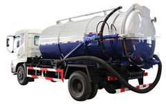 Large capacity heavy duty Vacuum Sewage Suction Truck ISuzu