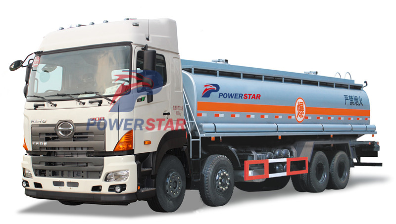 Philippines Hino oil transport tanker truck fuel tanker truck for sale