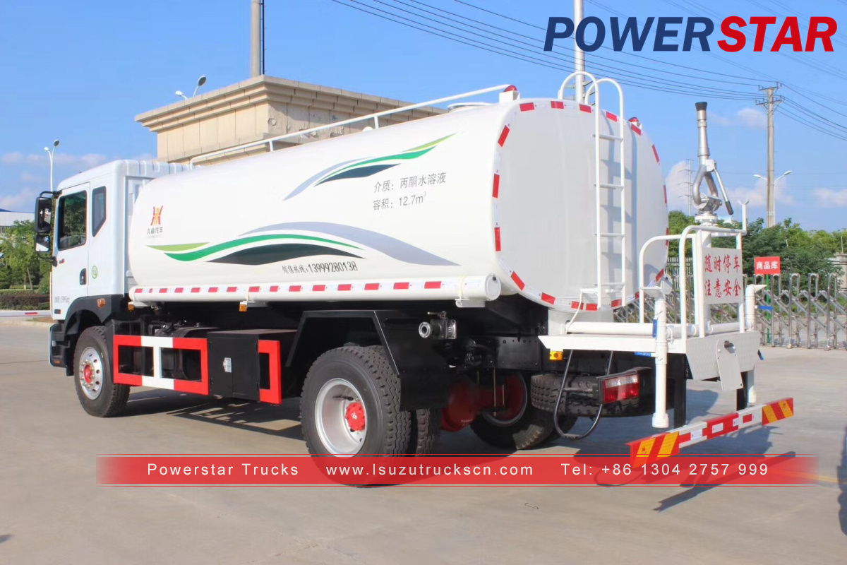 Algeria customer made Water bowser Dongfeng water transport tanker truck