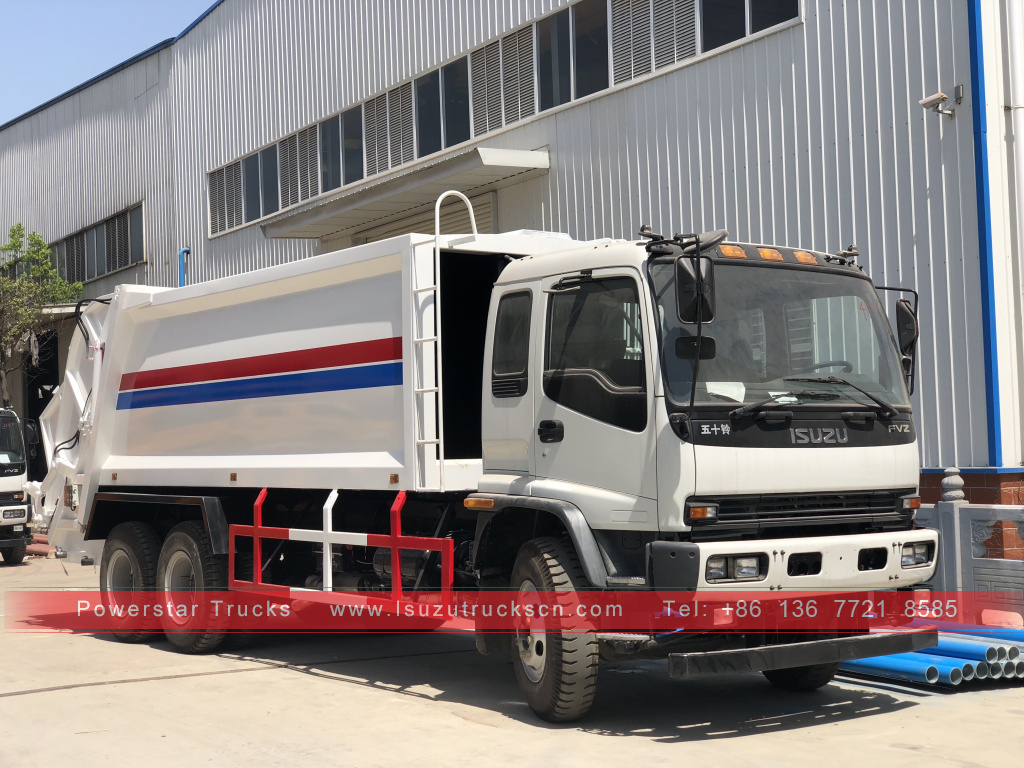 20cbm FVZ Environment garbage compactor truck Isuzu