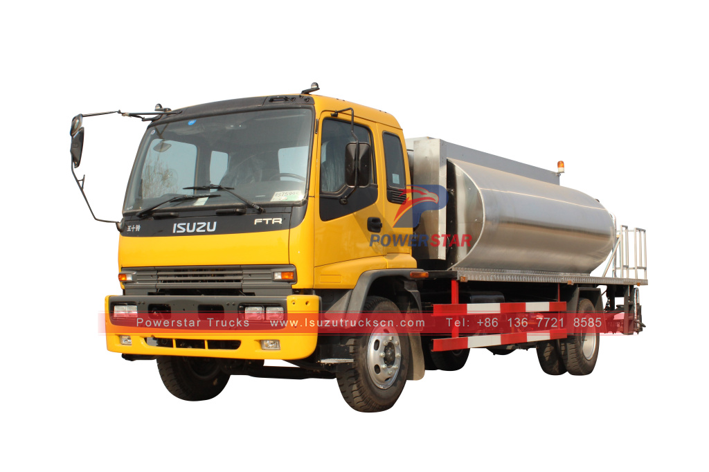 Camion distributeur d'asphalte ISUZU camion de distribution de bitume