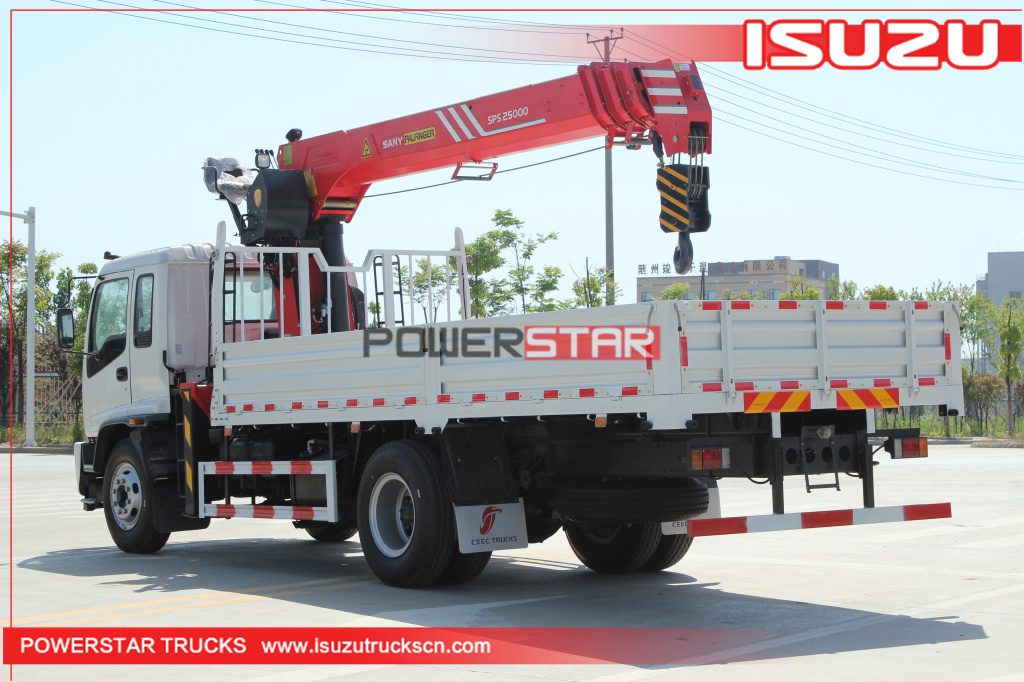 Philippines ISUZU FTR Construction Camions-grues à flèche télescopique Palfinger
