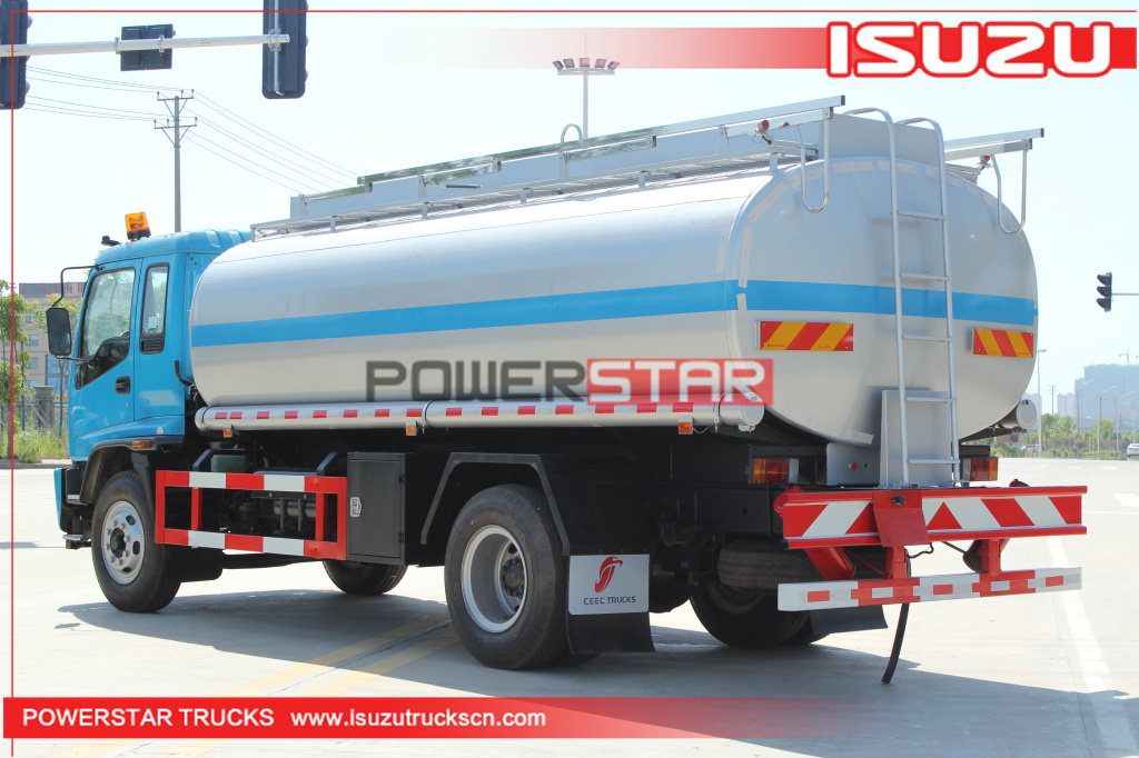 Myanmar ISUZU FTR FVR Réservoir de carburant Camion-citerne de ravitaillement en carburant pour la vente de camions-citernes