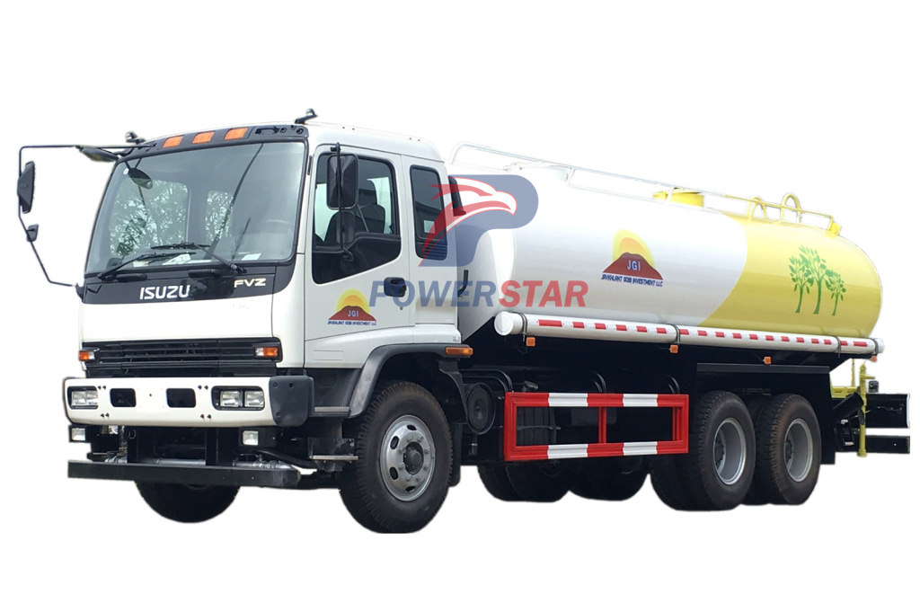 Camion-citerne de livraison d'eau ISUZU FVZ Water Tank Trucks
