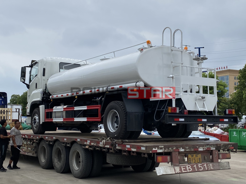 Camion de réservoir d'eau potable d'acier inoxydable d'ISUZU GIGA VC61 6UZ1-TCG50 380HP