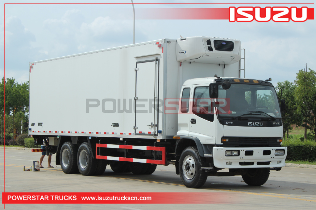 Papeeter ISUZU a personnalisé FVZ Frezzer Cargo Van de camion frigorifique de 15 tonnes