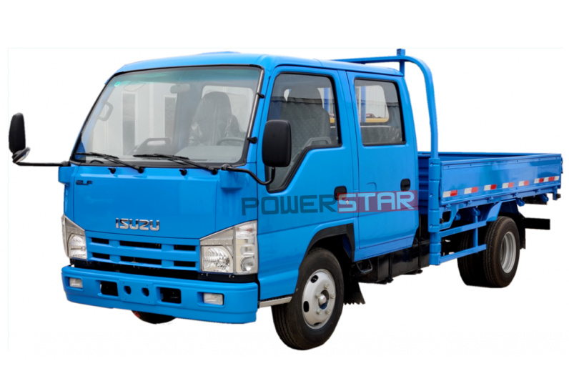 2ton 3ton ISUZU Double camion de fret de cabine mini véhicule de fourgon de camion