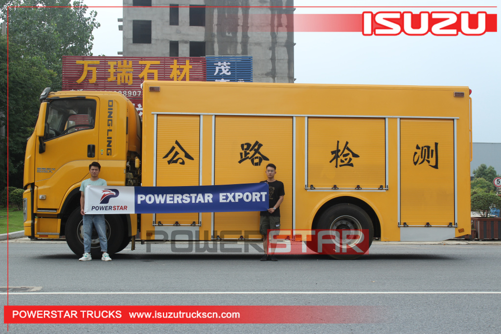 Mongolie ISUZU GIGA Airport Street camions d'inspection routière à vendre