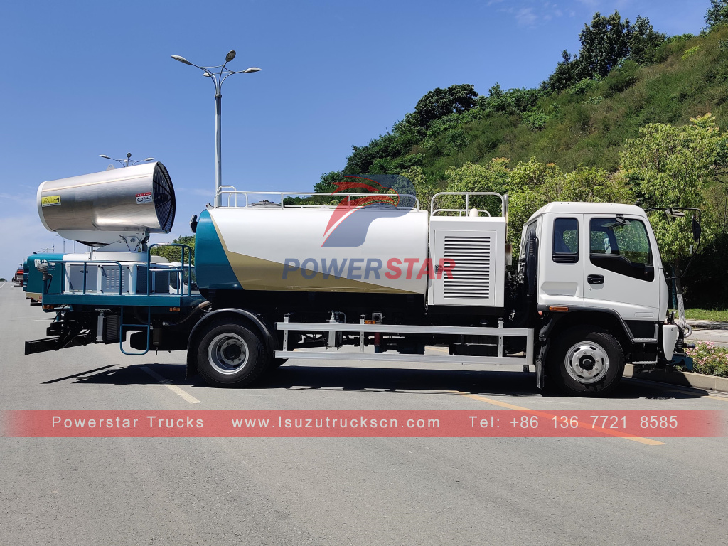 ISUZU FTR Camion pulvérisateur de pesticides à eau pour camion de suppression de poussière de 15 tonnes