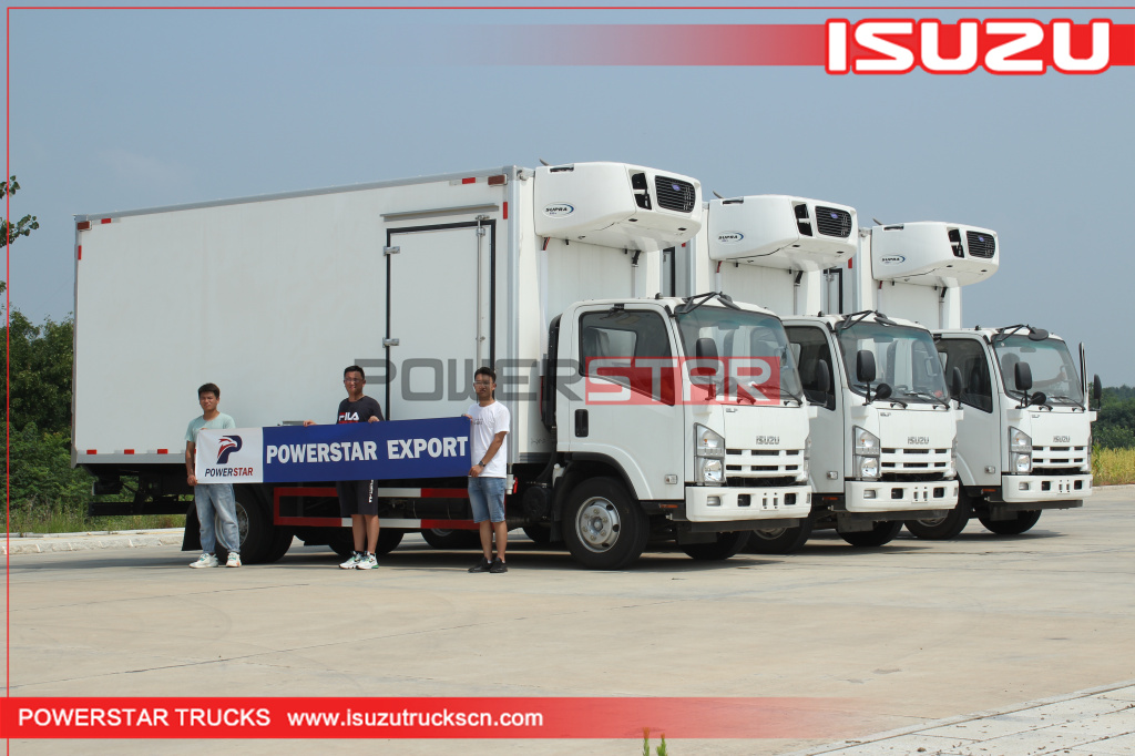 Chili ISUZU NPR transporteur congélateur camion unités de réfrigération pour camions frigorifiques à vendre
