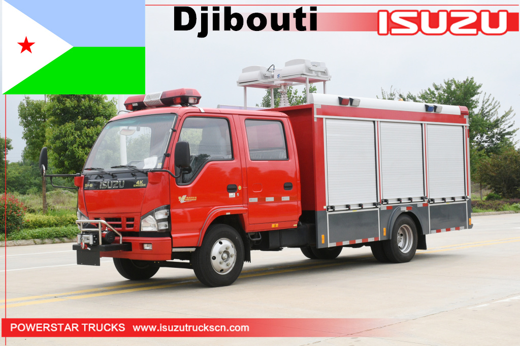 Camion de pompiers Djibouti ISUZU Rescue