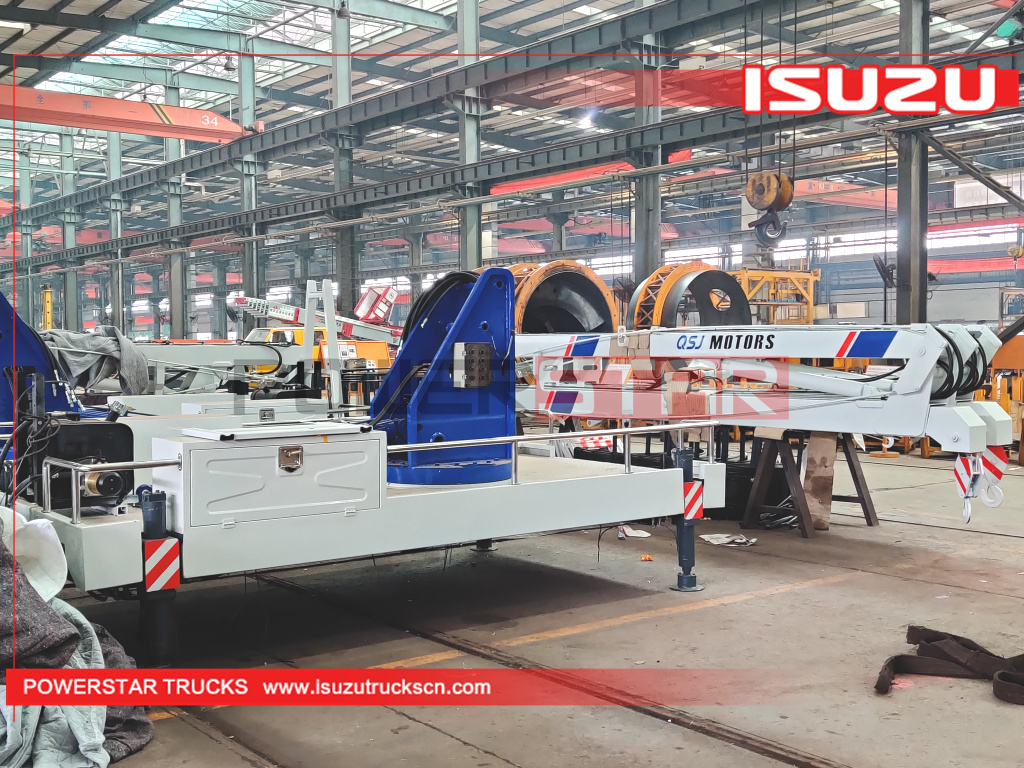 Philippines ISUZU camion élévateur aérien opération de plate-forme aérienne kit de carrosserie de camion à vendre