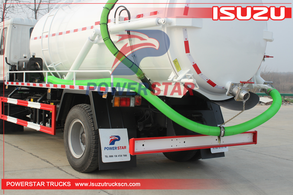 ISUZU FTR 14,000L Septic truck Fecal Vacuum Sewage Tank Pump trucks
