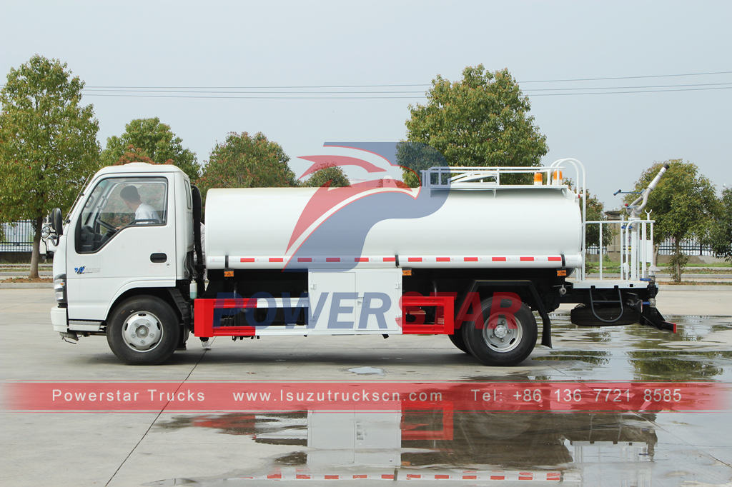 ISUZU NKR 6000 liters drinking water delivery truck at best price