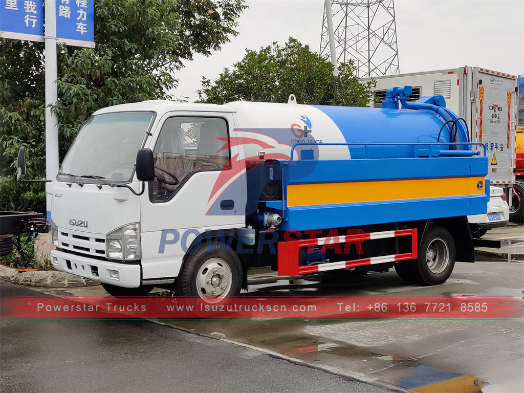 Factory outlet ISUUZ 4×2 vacuum truck for Philippines