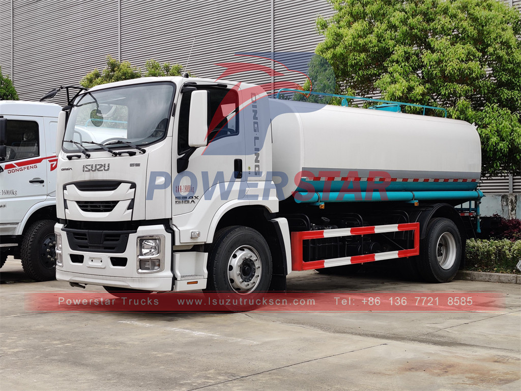 ISUZU GIGA water bowser truck export to Philippine