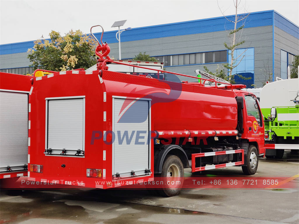 Custom-made ISUZU NKR fire fighting water bowser