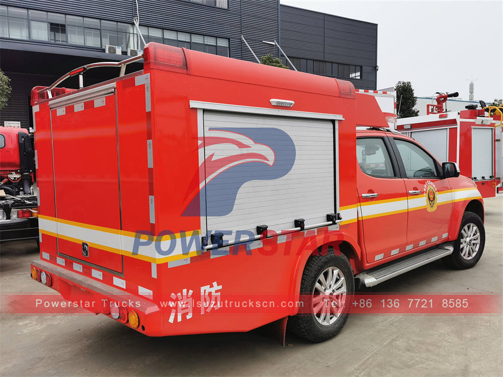 Good price ISUZU 4×4 pickup fire rescue truck