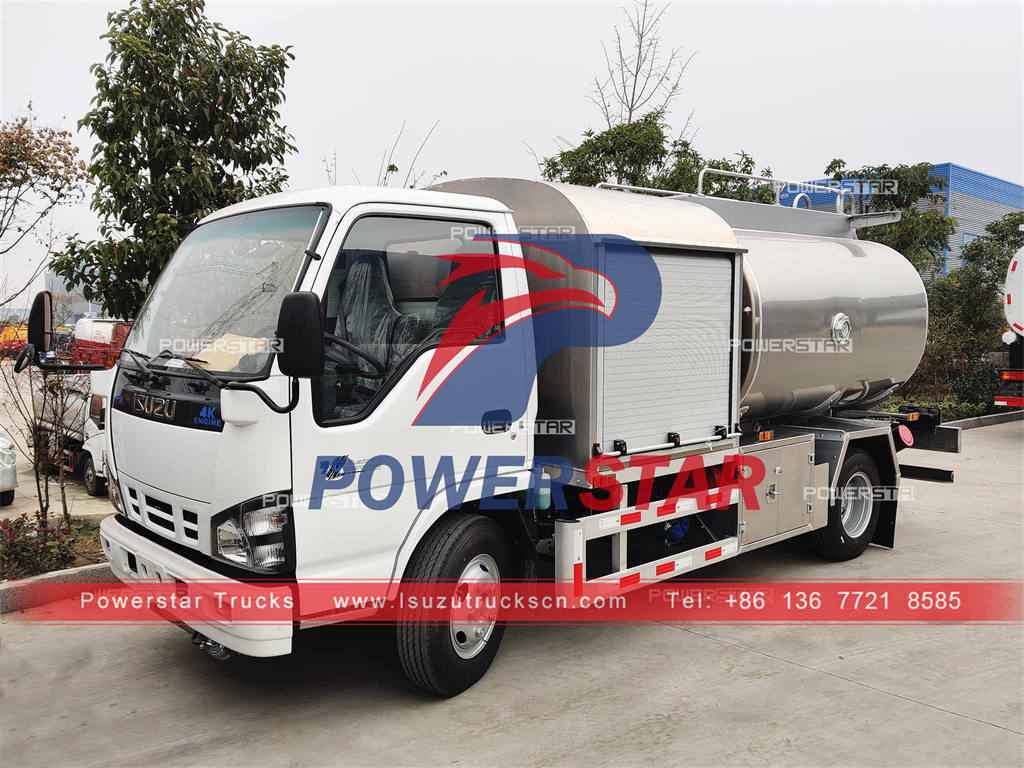 High quality ISUZU aviation fuel tank trucks at discount price
