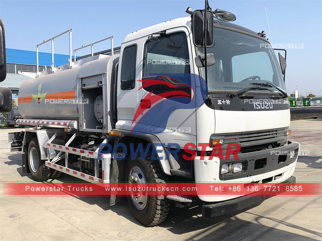 Factory outlet ISUUZ FTR 10000L helicopter fuel bowser on sale