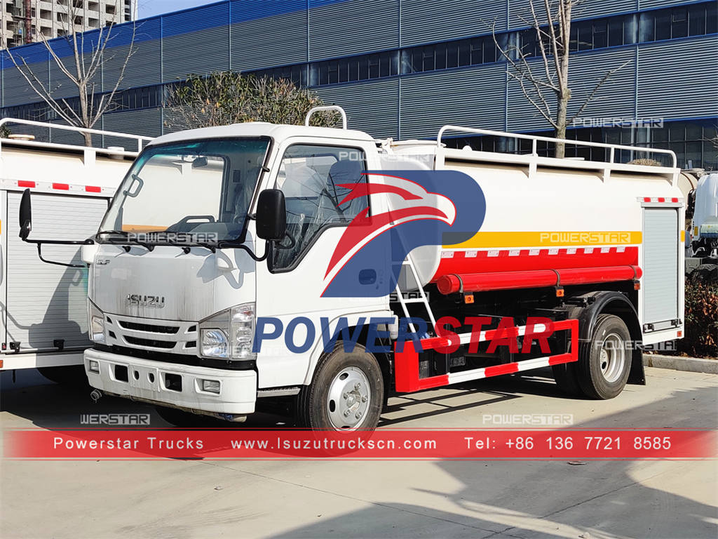 Best quality ISUZU NKR fire truck with water bowser