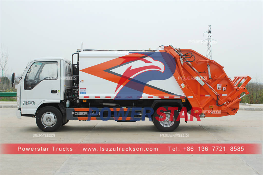 ISUZU 6CBM waste collection truck at discount price