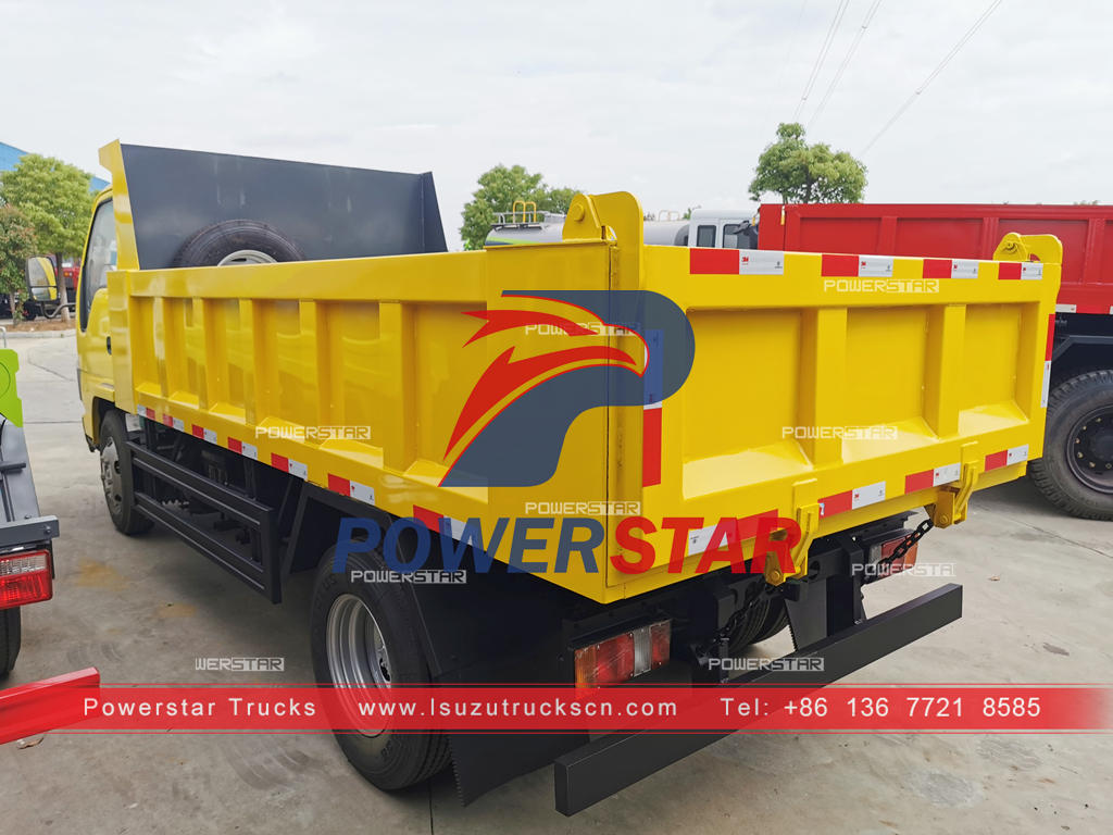 Best price ISUZU 3 tons tipper lorry for Micronesia