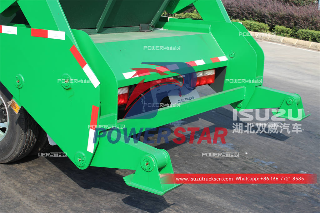 Brand new ISUZU 6 wheeler dumper placer garbage truck for Gambia