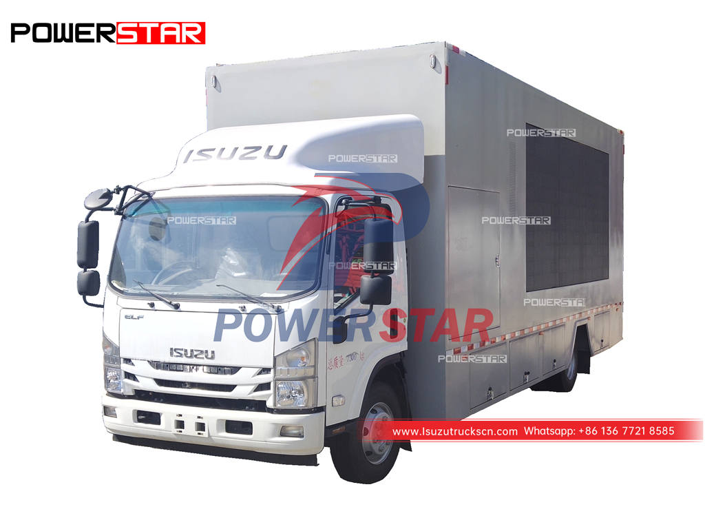 ISUZU 700P mobile LED display truck for sale