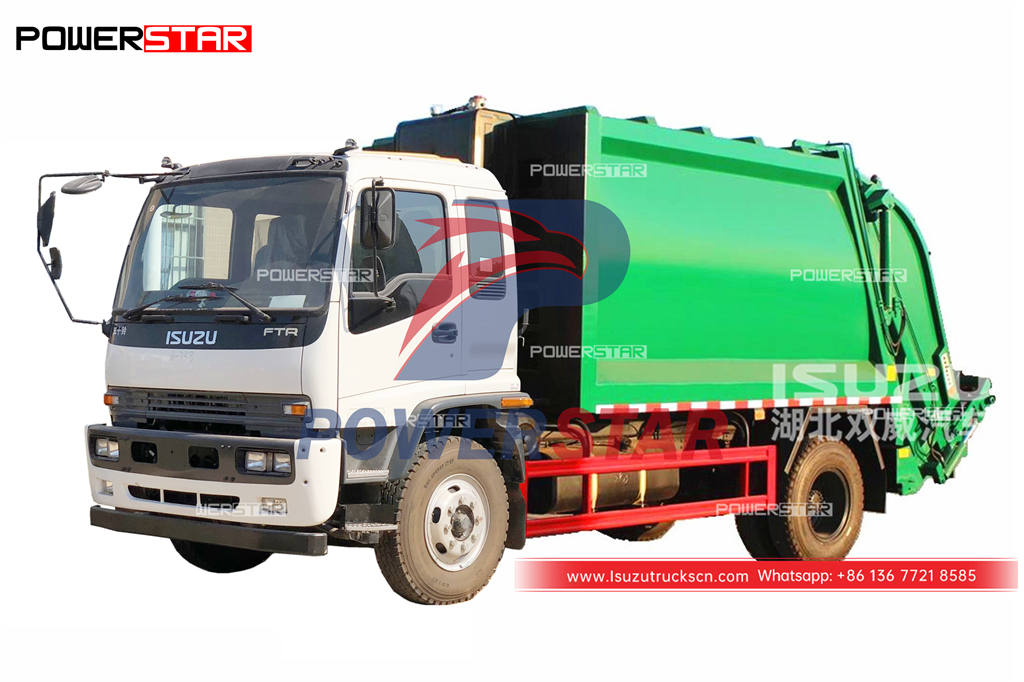 Brand new ISUZU FTR 12m3 compactor garbage refuse bin truck