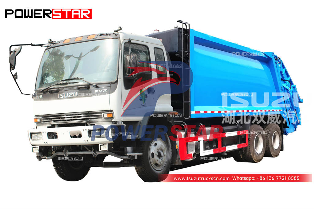Gambia customized ISUZU FVZ 20CBM refuse compressor truck