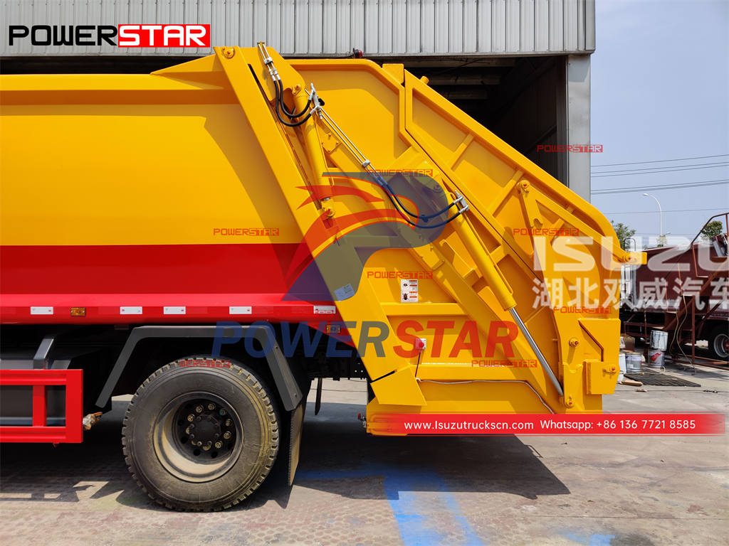 ISUZU GIGA 15CBM trash compactor truck at discount price