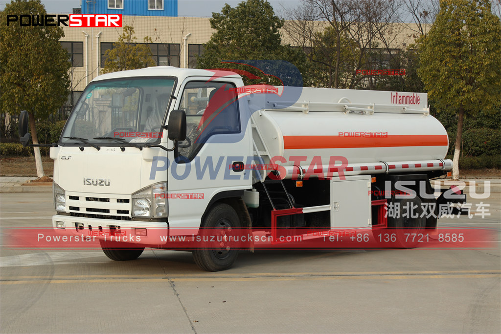 Exportation manuelle du manuel du camion-citerne de carburant POWERSTAR vers le Myanmar Yangon