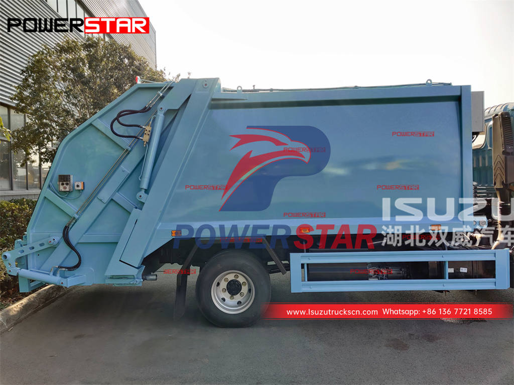 ISUZU 6 wheeler 190HP 10 cubic waste disposal truck for sale