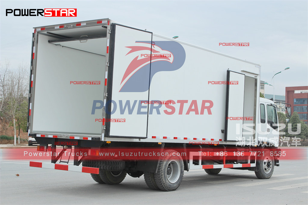 Camion frigorifique ISUZU FVR 10 tonnes avec unité CARRIER exporté vers l'Arabie Saoudite