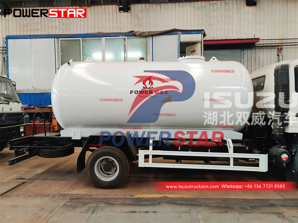 Customized ISUZU 700P 6000 liters LPG filling truck for sale