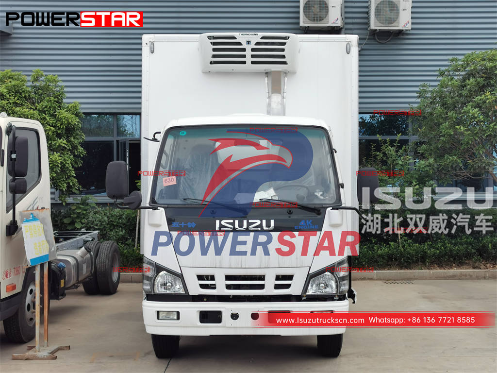 Camion fourgon frigorifique ISUZU 600P 6 roues de bonne qualité à vendre