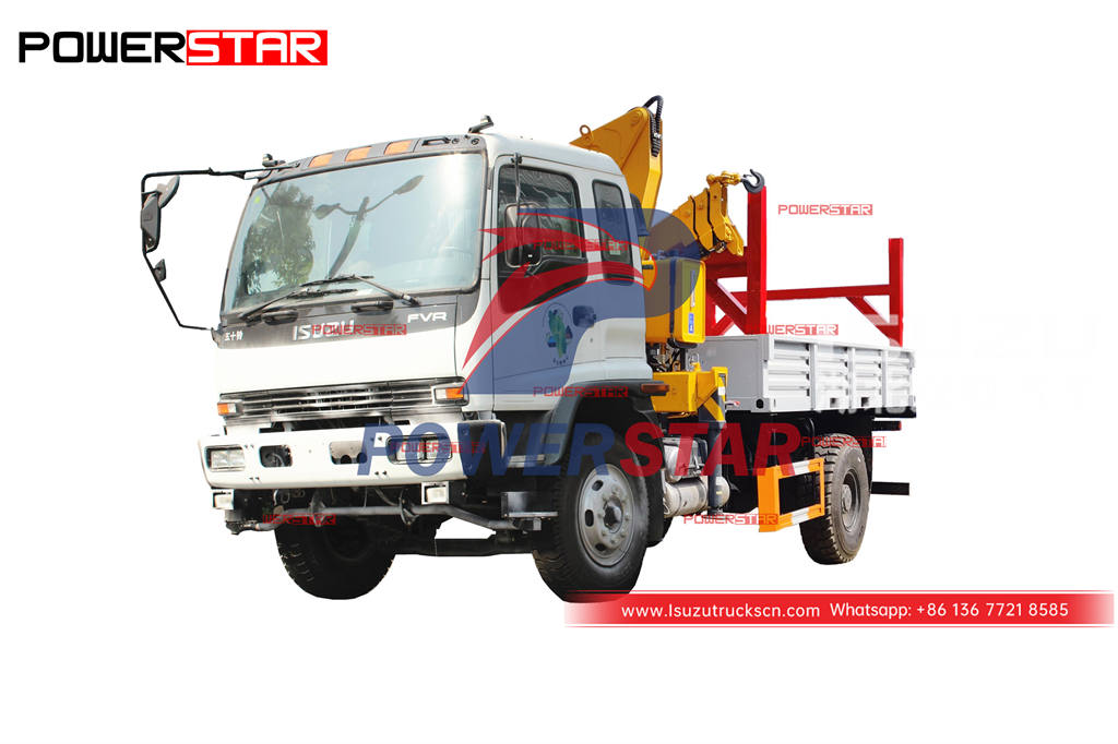 ISUZU FVR 6 wheeler truck mounted crane XCMG