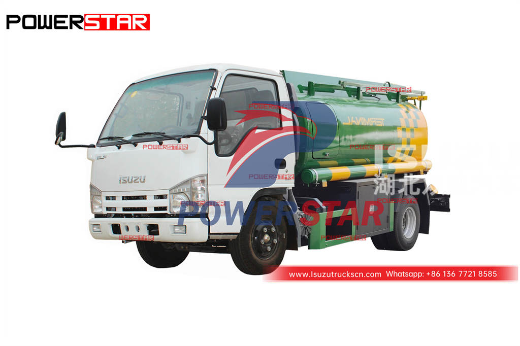 Best price ISUZU ELF 100P diesel tank truck for sale