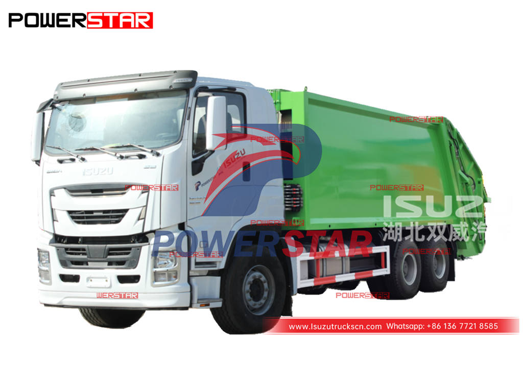 Camion à ordures compacteur ISUZU GIGA 6 × 4