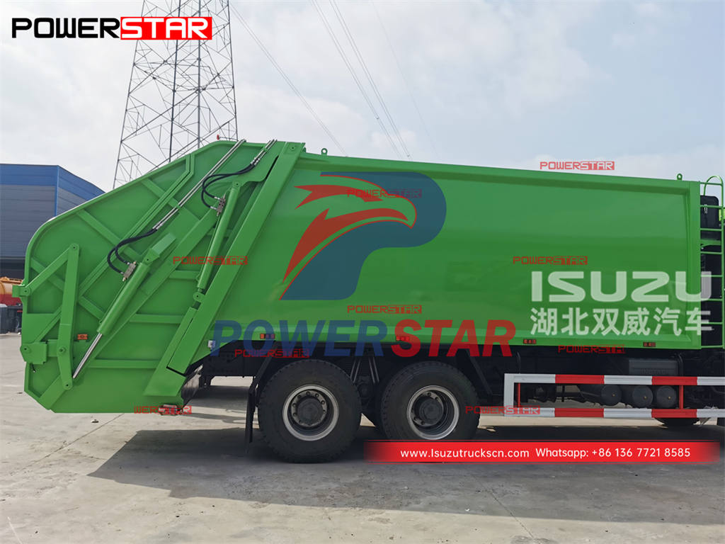 Bon prix camion d'élimination des déchets ISUZU GIGA 380HP 22CBM à vendre