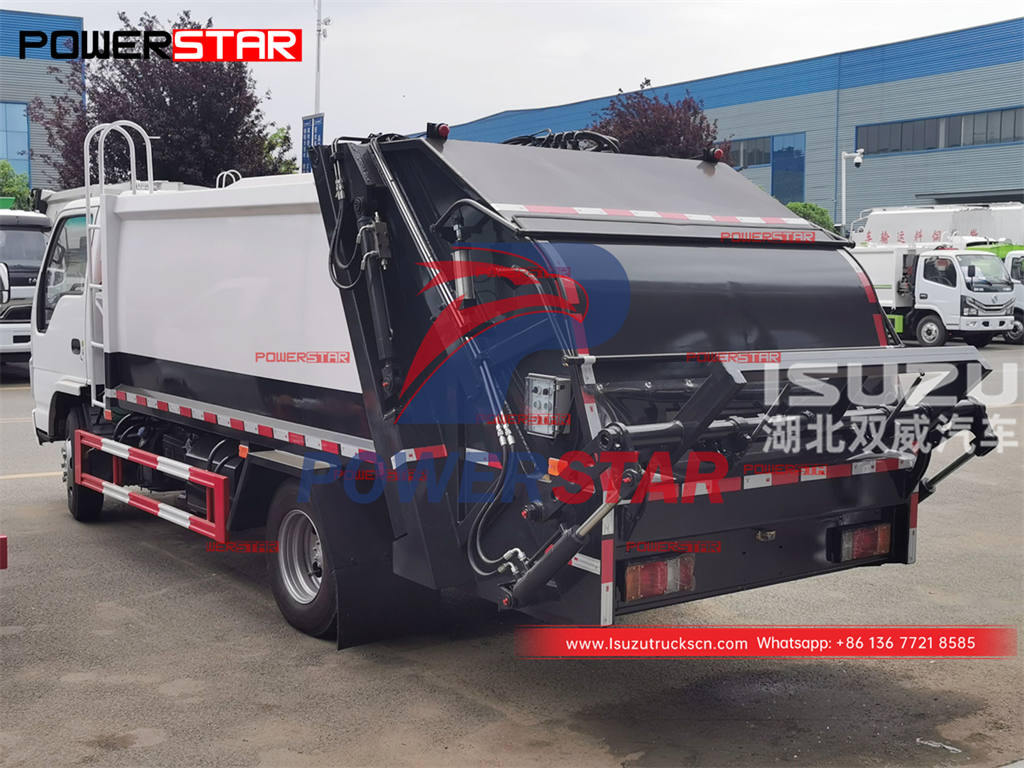 Nouveau camion compacteur de déchets ISUZU 4 × 2 98HP à vendre