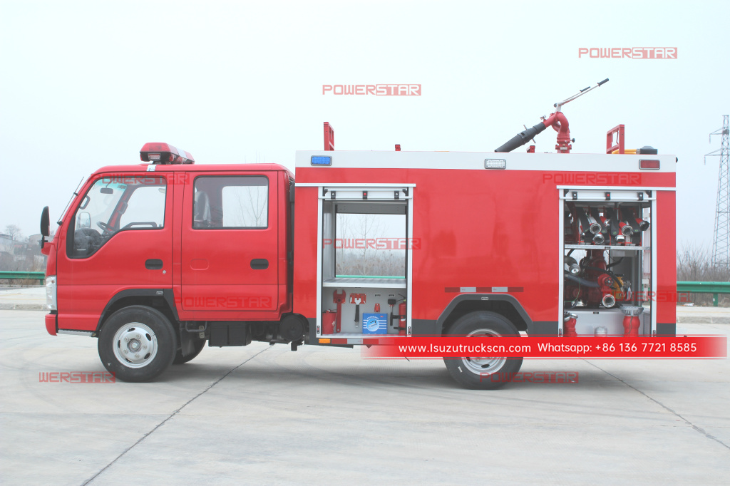 Albaria Japon ISUZU 1500L camion de lutte contre l'incendie camion de pompier Mini camion de pompiers
