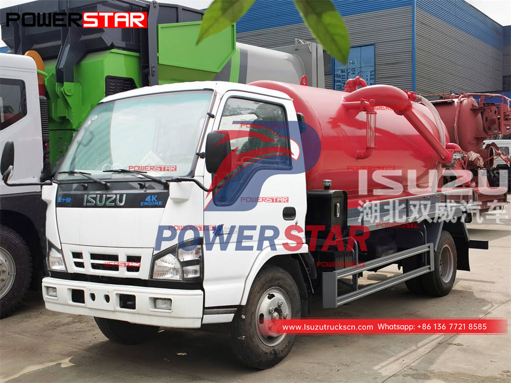 Camion de nettoyeur d'égout ISUZU NKR/600P de bonne qualité à vendre