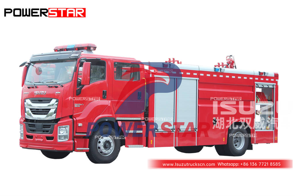Camions de lutte contre l'incendie ISUZU GIGA 4 × 2 personnalisés à vendre