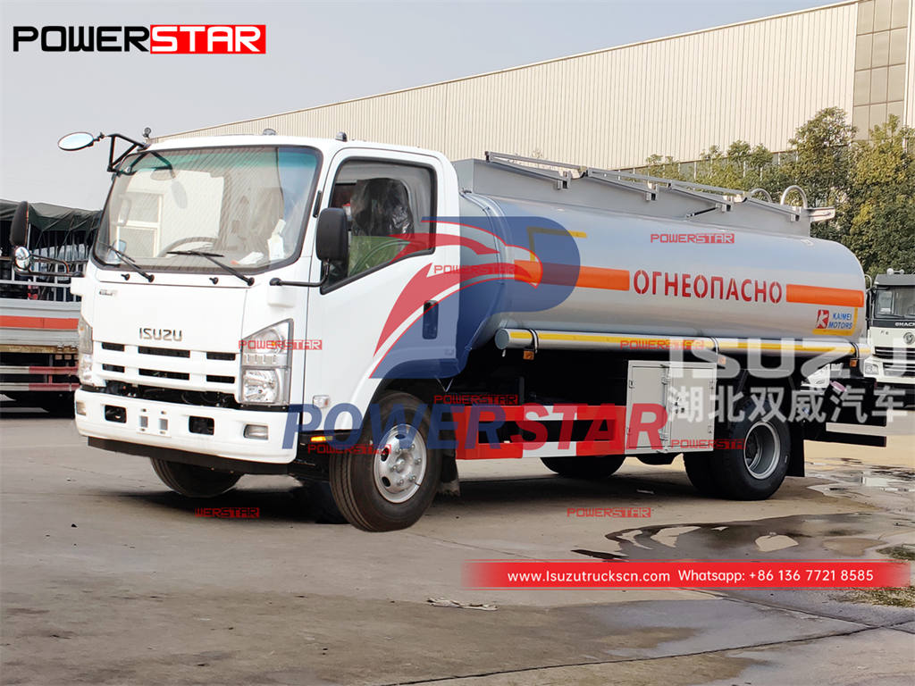Bon prix camion de livraison de carburant ISUZU 700P 4 × 2 190HP à vendre