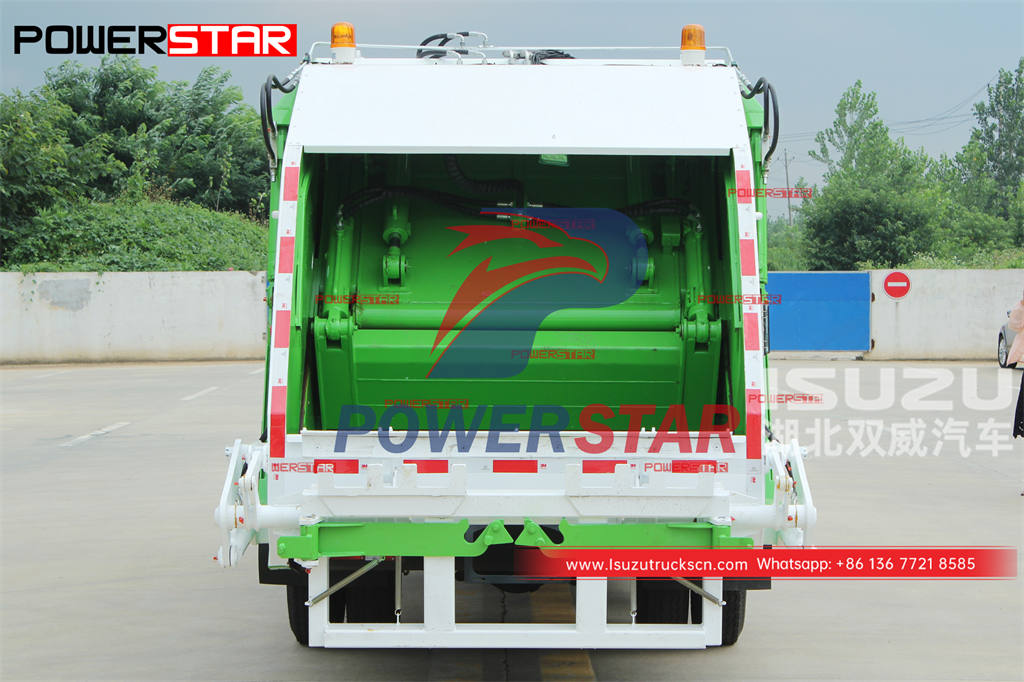 Magasin d'usine ISUZU 4 × 4 camion de compression de déchets tout-terrain à prix discount